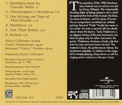 Dizzy Gillespie - Digital At Montreux, 1980 (CD)