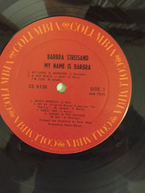 Barbra Streisand - My Name Is Barbra (Vinyl) Image