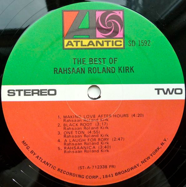 Roland Kirk - The Best Of Rahsaan Roland Kirk (Vinyl)