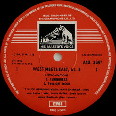 Yehudi Menuhin - Ravi Shankar - Jean-Pierre Rampal - Improvisations - West Meets East - Album 3 (Vinyl) Image