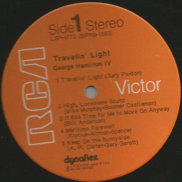 George Hamilton IV - Travelin' Light (Vinyl)