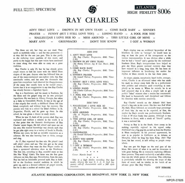 Ray Charles - Ray Charles (CD)