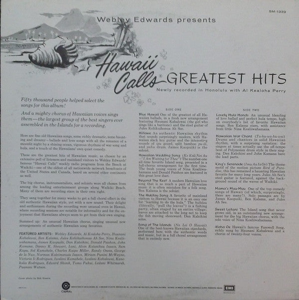 Webley Edwards With Al Kealoha Perry - Hawaii Calls: Greatest Hits (Vinyl)