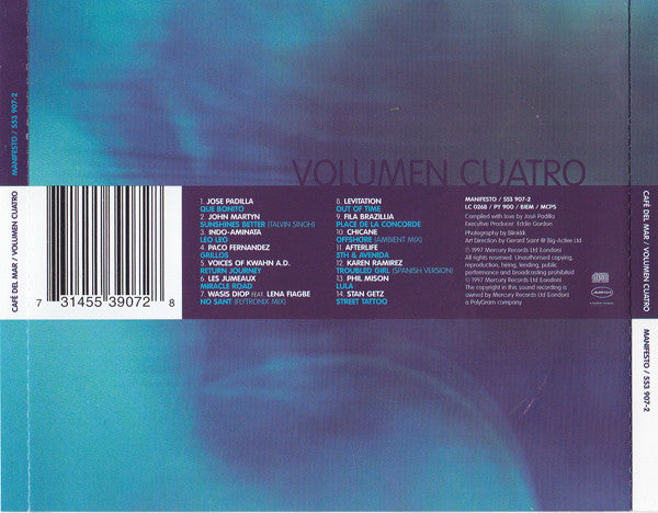 Various - CafÃ© Del Mar - Volumen Cuatro (CD) Image