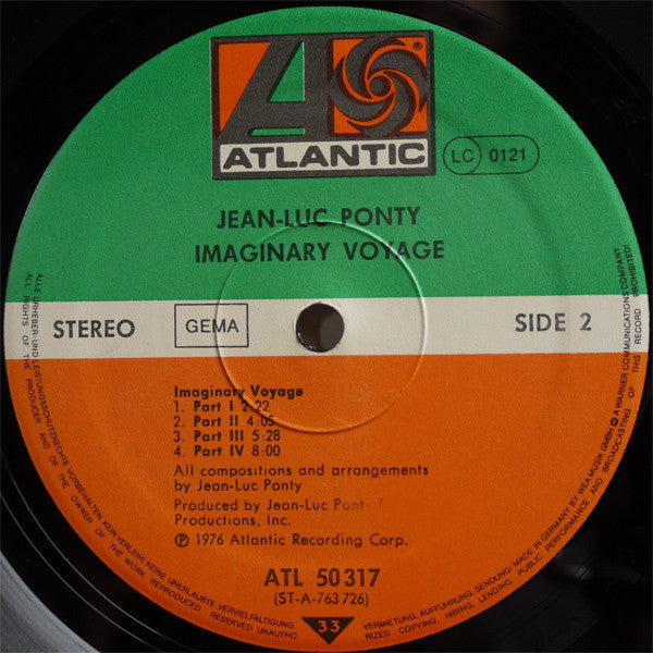 Jean-Luc Ponty - Imaginary Voyage (Vinyl)