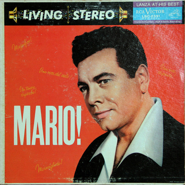 Mario Lanza - Mario! (Vinyl) Image