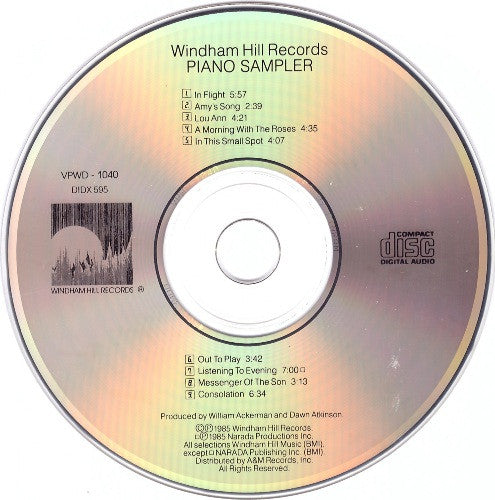Various - Windham Hill Records Piano Sampler (CD)