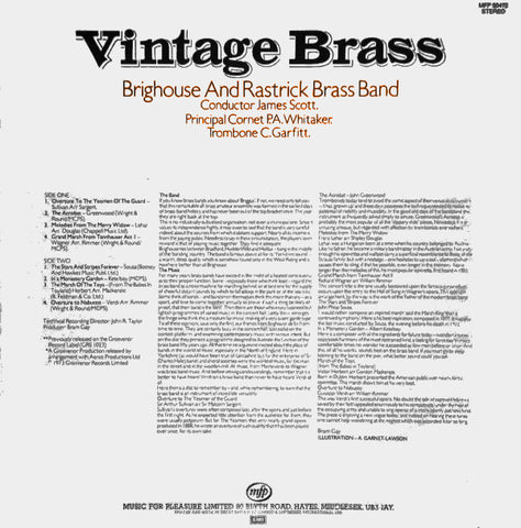 Brighouse And Rastrick Brass Band, The - Vintage Brass (Vinyl) Image