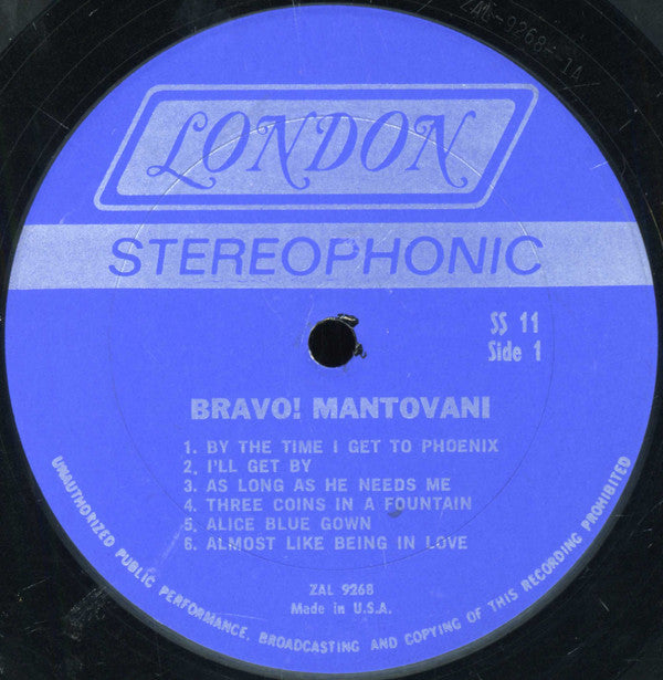 Mantovani - Bravo, Mantovani (Vinyl)