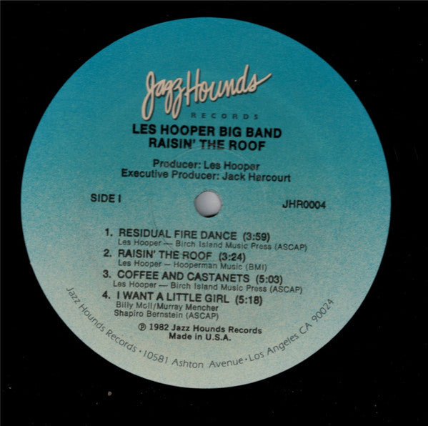 Les Hooper Big Band - Raisin' The Roof (Vinyl) Image