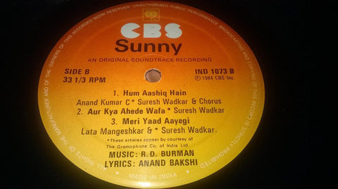 R. D. Burman, Anand Bakshi - Sunny (Vinyl)