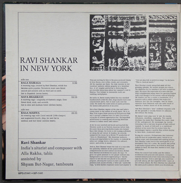 Ravi Shankar, Alla Rakha - Ravi Shankar In New York (Vinyl)