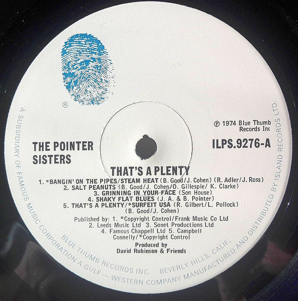 Pointer Sisters - That's A Plenty (Vinyl)