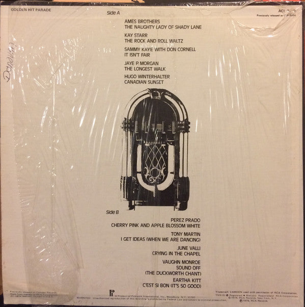 Various - Golden Hit Parade (Vinyl) Image
