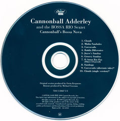 Cannonball Adderley With Bossa Rio - Cannonball's Bossa Nova (CD) Image