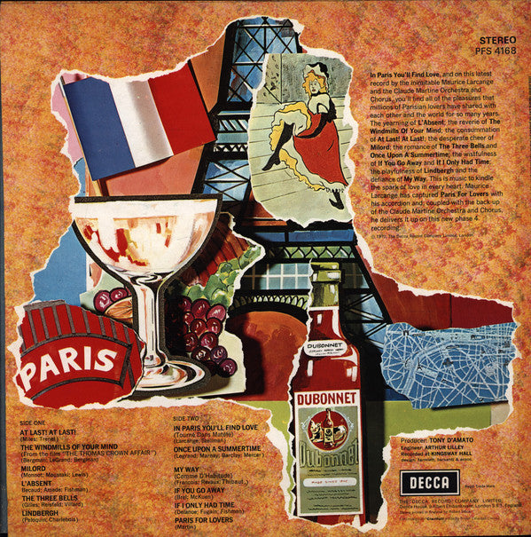 Maurice Larcange - Paris For Lovers (Vinyl) Image