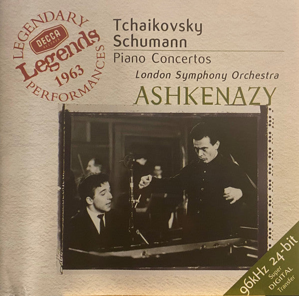 Vladimir Ashkenazy, Lorin Maazel, Uri Segal - Piano Concertos by Tchaikovsky & Schumann - London Symphony Orchestra  (CD)