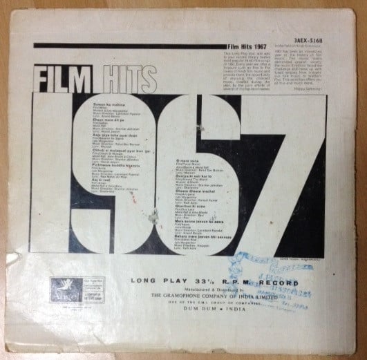 Various - Film Hits 1967 (Vinyl)