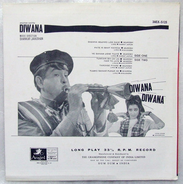 Shankar-Jaikishan - Diwana (Vinyl) Image