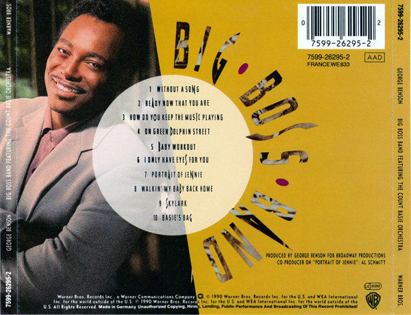 George Benson & Count Basie Orchestra - Big Boss Band (CD) Image