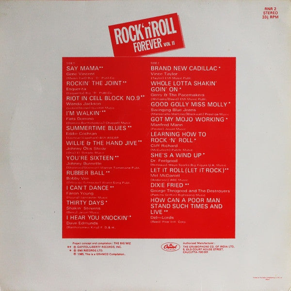 Various - Rock'n'Roll Forever Vol II (Vinyl)