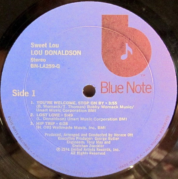 Lou Donaldson - Sweet Lou (Vinyl) Image