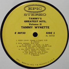 Tammy Wynette - Tammy's Greatest Hits, Volume II (Vinyl)