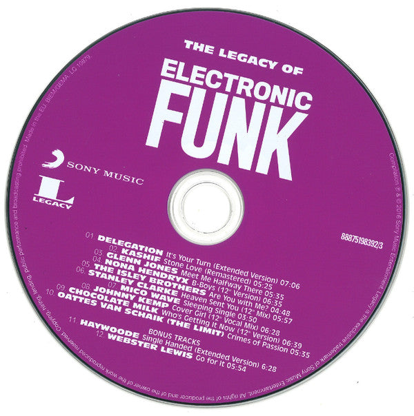 Various - The Legacy Of Electronic Funk (CD) (3)