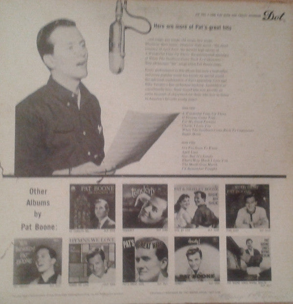 Pat Boone - Pat's Great Hits Volume 2 (Vinyl)