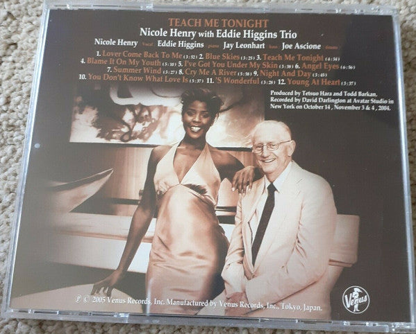 Nicole Henry With Eddie Higgins Trio, The - Teach Me Tonight (CD