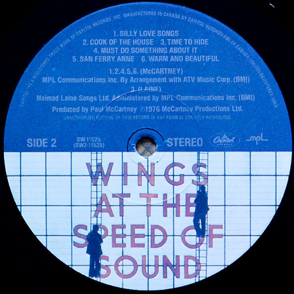 Wings (2) - At The Speed Of Sound (Vinyl)