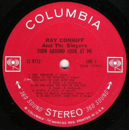 Ray Conniff And The Singers - Turn Around Look At Me (Vinyl) Image