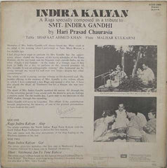 Hariprasad Chaurasia - Indira Kalyan (Vinyl)