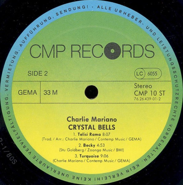 Charlie Mariano - Crystal Bells (Vinyl)