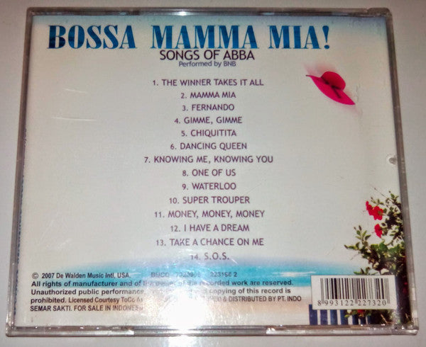 BNB - Bossa Mamma Mia ! - Songs Of ABBA Performed By BNB (CD) Image