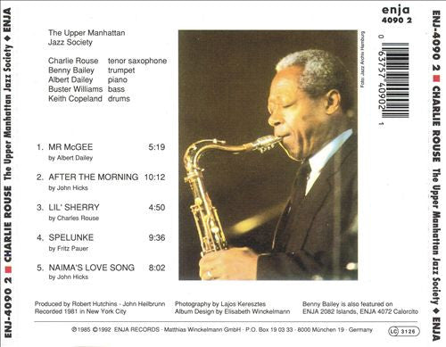 Charlie Rouse - The Upper Manhattan Jazz Society (CD) Image
