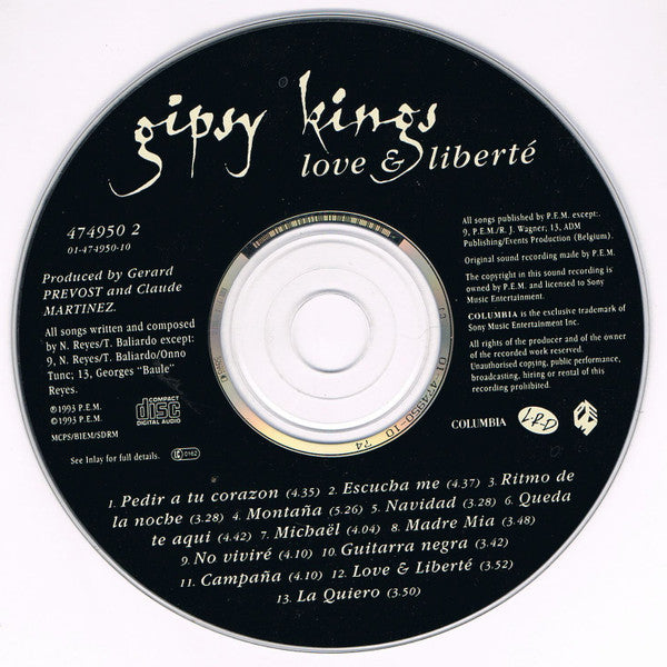Gipsy Kings - Love & LibertÃ© (CD) Image