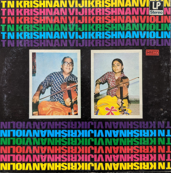 T. N. Krishnan, Kumari Vijikrishnan - Classical Instrumental Violin (Vinyl)