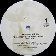 Sir Adrian Boult - The Seraphim Guide To The Instruments Of The Orchestra (Vinyl) Image