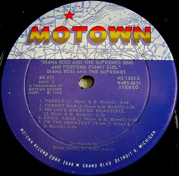 Diana Ross & Supremes, The - Sing And Perform "Funny Girl" (Vinyl) Image