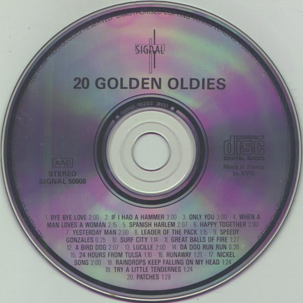 Various - 20 Golden Oldies (CD) Image