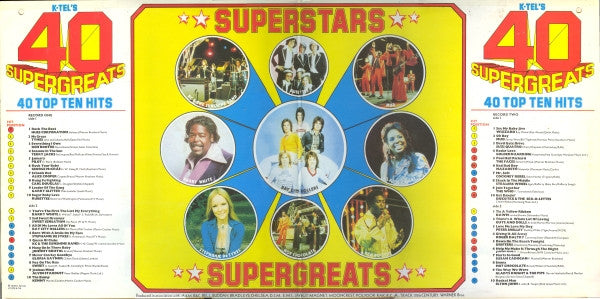 Various - K-Tel's 40 Super Greats (Vinyl) (2 LP) Image