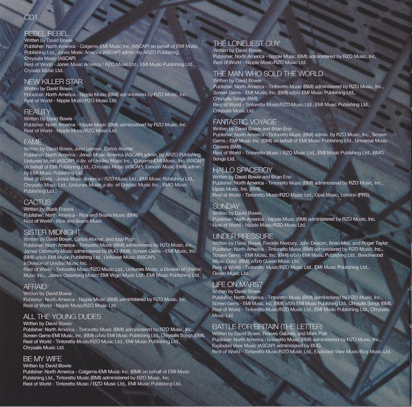 David Bowie - A Reality Tour (CD) (2)