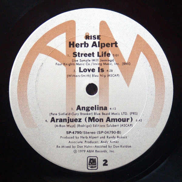 Herb Alpert - Rise (Vinyl)