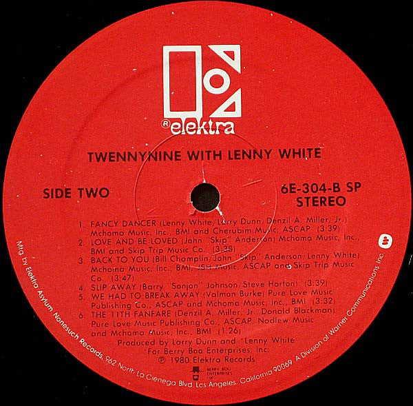 Twennynine With Lenny White - Twennynine With Lenny White (Vinyl) Image