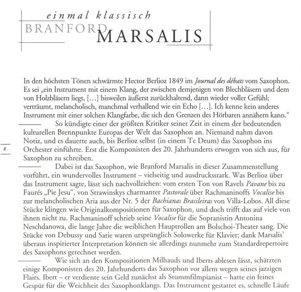 Branford Marsalis - Classic (CD) Image