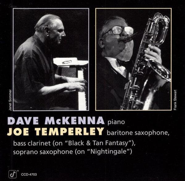 Dave McKenna, Joe Temperley - Sunbeam And Thundercloud (CD) Image