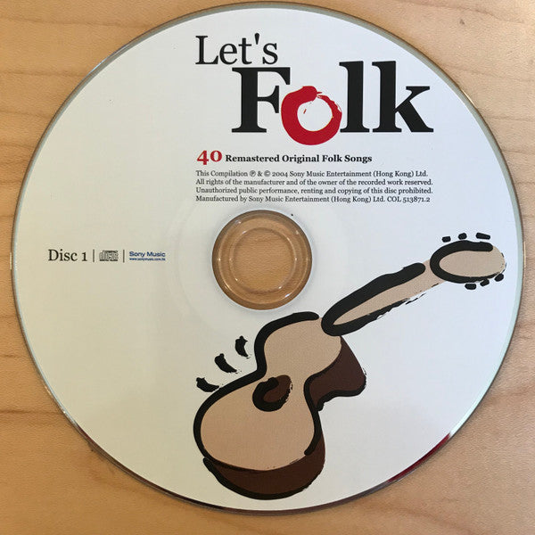 Various - Let's Folk (40 Remastered Original Folk Songs) (CD) (2 CD) Image