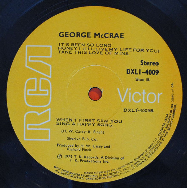 George McCrae - George McCrae (Vinyl) Image