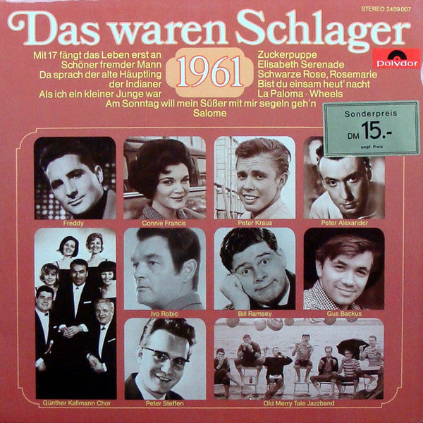 Various - Das Waren Schlager 1961 (Vinyl) Image